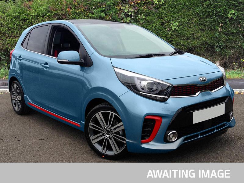Blue 2019 Kia Picanto Hatchback Front-wheel drive Manual