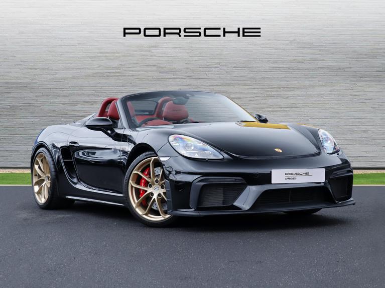 Used 2021 PORSCHE 718 Spyder 4.0 Spyder 2dr Petrol Manual Euro 6 (s/s) (420 ps) Black at JCT600