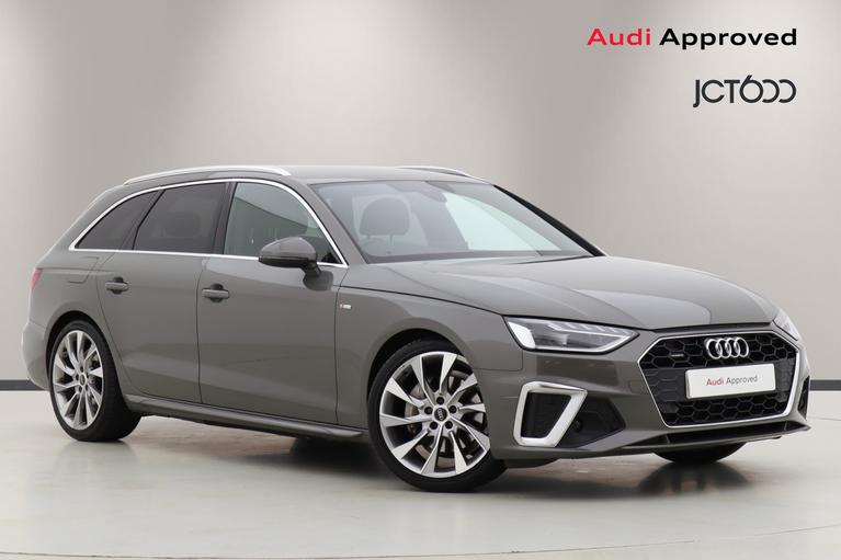 Used 2023 AUDI A4 40 TDI 204 Quattro S Line 5dr S Tronic Chronos grey, metallic at JCT600