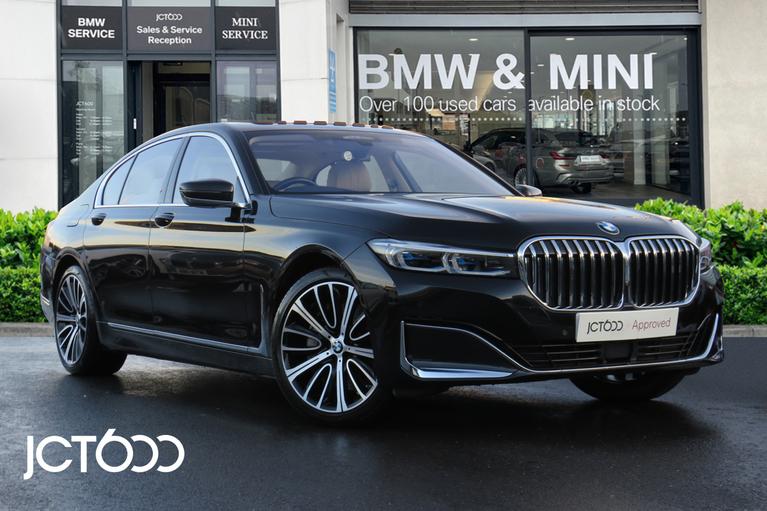 Used 2020 BMW 7 Series 745e Petrol Plug-in Hybrid Black Sapphire at JCT600