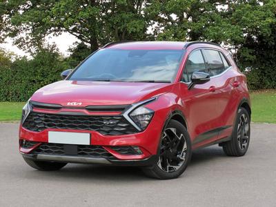 Used 2022 Kia SPORTAGE 1.6 h T-GDi GT-Line SUV 5dr Petrol Hybrid Auto Euro 6 (s/s) (226 bhp) Red at Gravells