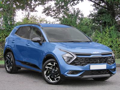 Used 2024 Kia SPORTAGE 1.6 T-GDi GT-Line SUV 5dr Petrol Manual Euro 6 (s/s) (148 bhp) Blue at Gravells