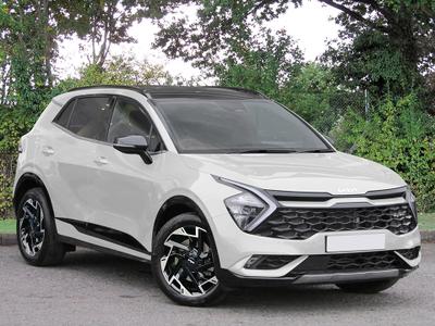 Used 2025 Kia SPORTAGE 1.6 T-GDi MHEV GT-Line S SUV 5dr Petrol Hybrid DCT Euro 6 (s/s) (157 bhp) White at Gravells
