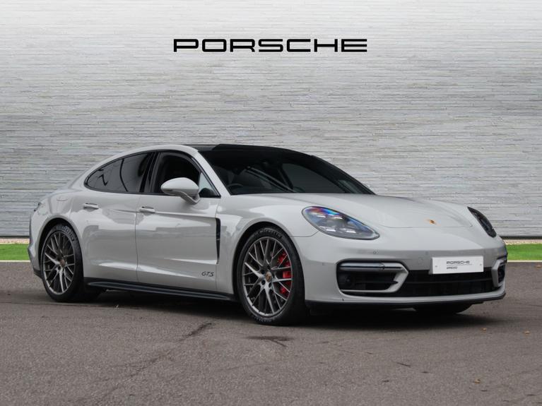 Used 2021 PORSCHE Panamera 4.0T V8 GTS Saloon 5dr Petrol PDK 4WD Euro 6 (s/s) (480 ps) Grey at JCT600