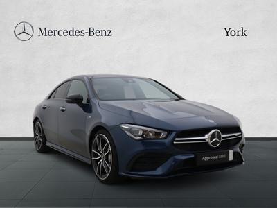 2022 MERCEDES-BENZ CLA Class 2.0 CLA35 AMG (Premium) Coupe 4dr Petrol 7G-DCT 4MATIC Euro 6 (s/s) (306 ps) at JCT600