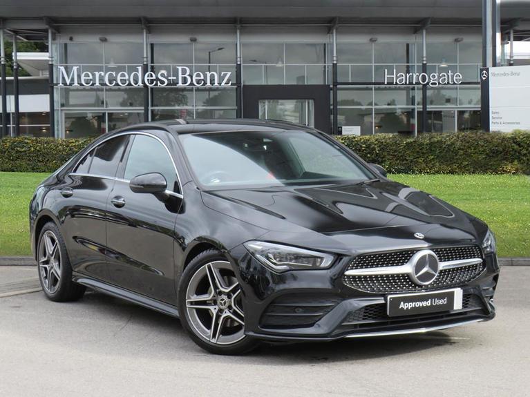 Used 2021 MERCEDES-BENZ CLA Class 1.3 CLA180 AMG Line (Premium Plus 2) Coupe 4dr Petrol 7G-DCT Euro 6 (s/s) (136 ps) Cosmos Black at JCT600