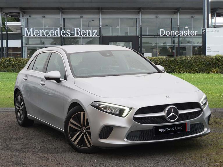 Used 2021 MERCEDES-BENZ A Class 2.0 A180d Sport Hatchback 5dr Diesel 8G-DCT Euro 6 (s/s) (116 ps) Silver at JCT600