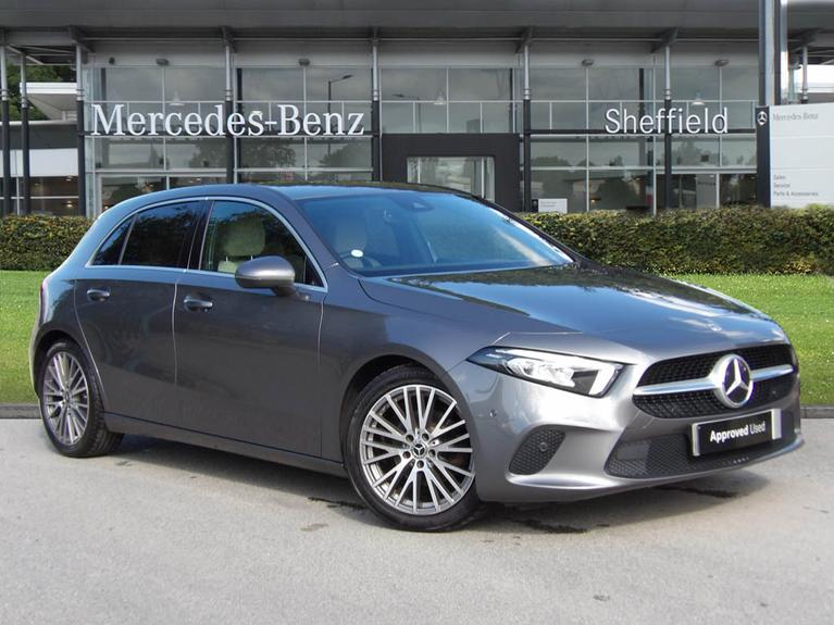 Used 2021 MERCEDES-BENZ A Class 1.3 A180 Sport Edition (Executive) Hatchback 5dr Petrol 7G-DCT Euro 6 (s/s) (136 ps) Grey at JCT600