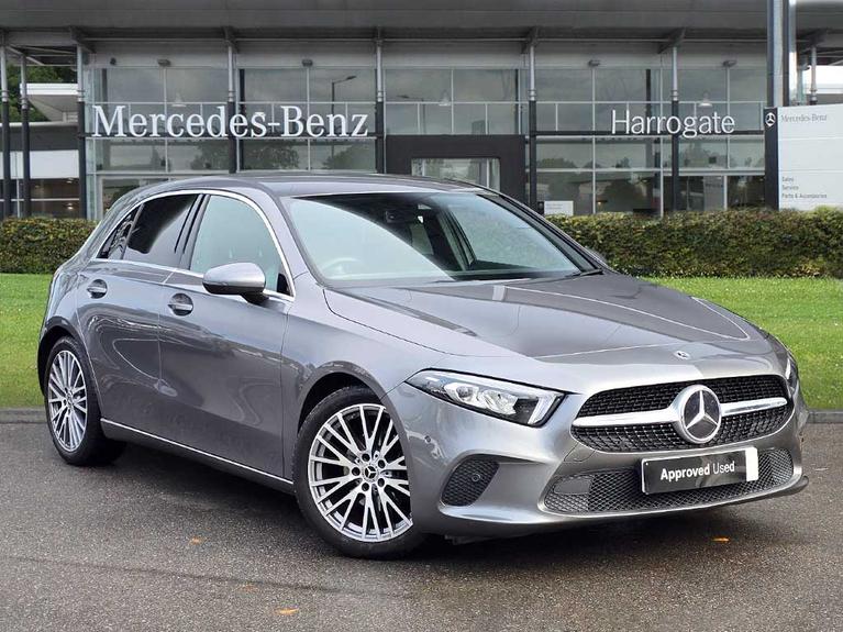 Used 2021 MERCEDES-BENZ A Class 1.3 A180 Sport Edition (Executive) Hatchback 5dr Petrol Manual Euro 6 (s/s) (136 ps) Mountain Grey at JCT600