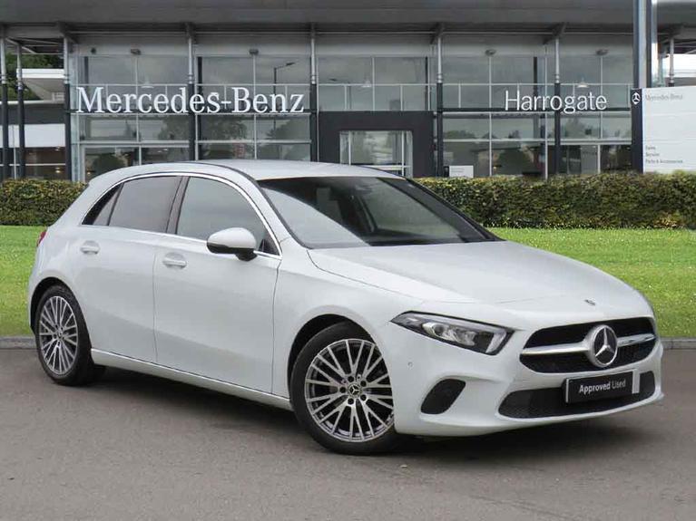 Used 2022 MERCEDES-BENZ A Class 1.3 A180 Sport Edition (Executive) Hatchback 5dr Petrol 7G-DCT Euro 6 (s/s) (136 ps) Digital White Metallic at JCT600