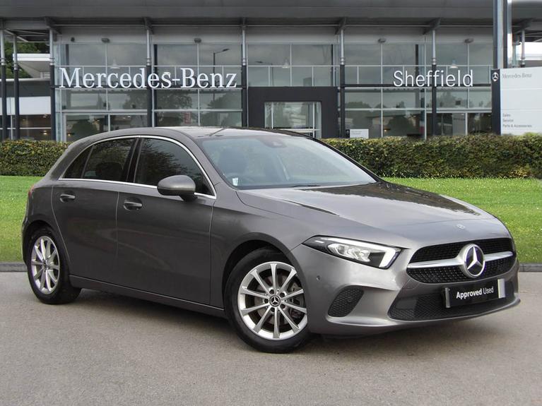 Used 2021 MERCEDES-BENZ A Class 1.3 A200 Sport (Executive) Hatchback 5dr Petrol 7G-DCT Euro 6 (s/s) (163 ps) Grey at JCT600