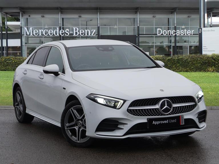 Used 2020 MERCEDES-BENZ A Class A250e AMG Line Premium 4dr Auto White at JCT600