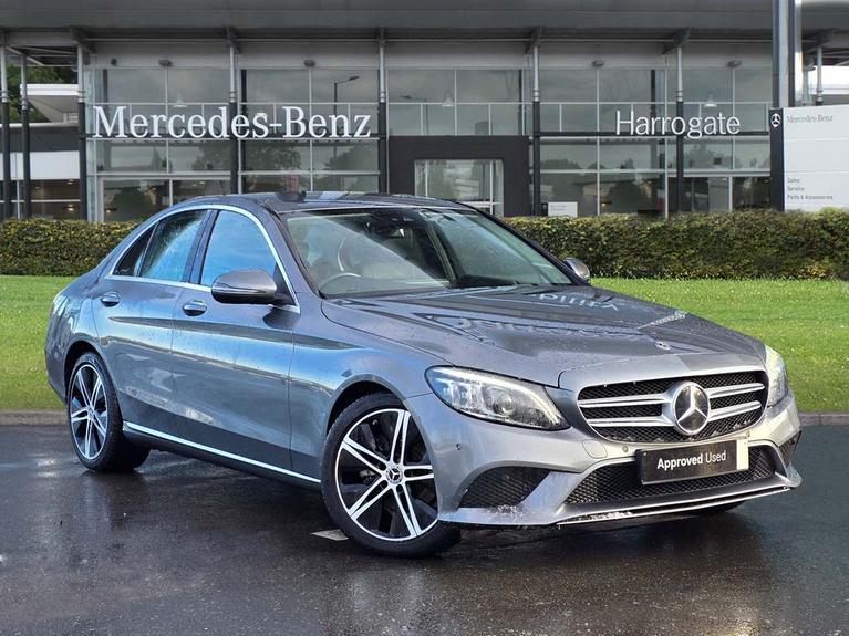 Used 2021 MERCEDES-BENZ C Class 2.0 C220d Sport Edition Saloon 4dr Diesel G-Tronic+ Euro 6 (s/s) (194 ps) Grey at JCT600