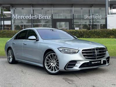 2021 MERCEDES-BENZ S Class 3.0 S500h MHEV AMG Line (Premium) Saloon 4dr Petrol Hybrid G-Tronic+ 4MATIC Euro 6 (s/s) (435 ps) at JCT600