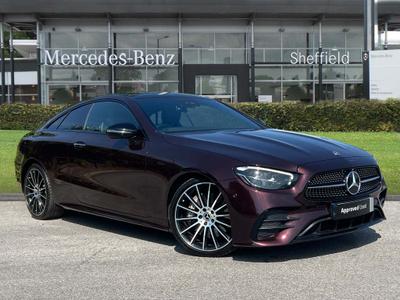 2022 MERCEDES-BENZ E Class 2.0 E300h MHEV AMG Line Night Edition (Premium Plus) Coupe 2dr Petrol Hybrid G-Tronic+ Euro 6 (s/s) (272 ps) at JCT600