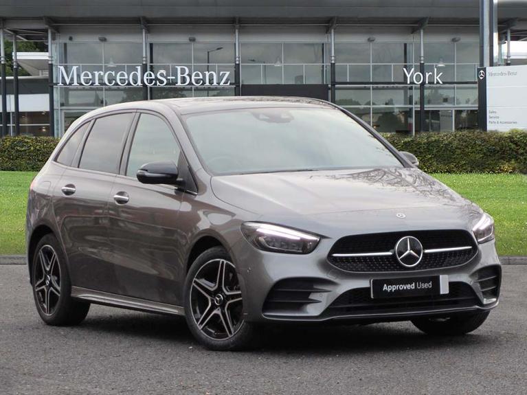 Used 2021 MERCEDES-BENZ B Class 1.3 B250e 15.6kWh AMG Line Edition (Premium Plus) MPV 5dr Petrol Plug-in Hybrid 8G-DCT Euro 6 (s/s) (218 ps) Grey at JCT600