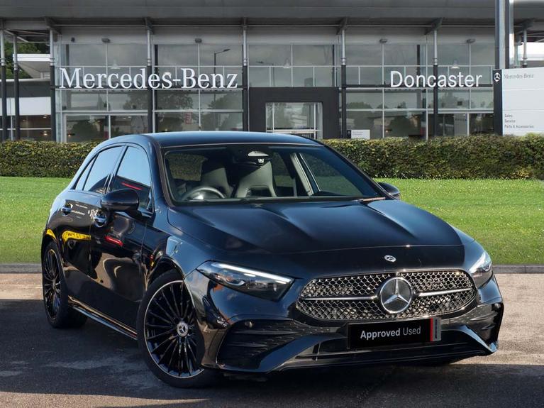 Used 2025 MERCEDES-BENZ A Class 2.0 A200d AMG Line (Premium Plus) Hatchback 5dr Diesel 8G-DCT Euro 6 (s/s) (150 ps) Black at JCT600