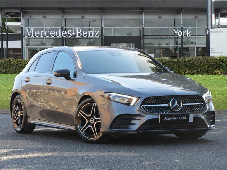 Used 2022 MERCEDES-BENZ A Class 1.3 A180 AMG Line (Executive) Hatchback 5dr Petrol 7G-DCT Euro 6 (s/s) (136 ps) Grey at JCT600