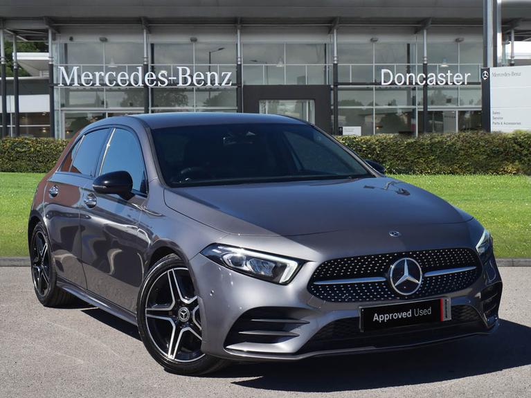 Used 2023 MERCEDES-BENZ A Class 1.3 A180 AMG Line (Premium) Hatchback 5dr Petrol 7G-DCT Euro 6 (s/s) (136 ps) Grey at JCT600