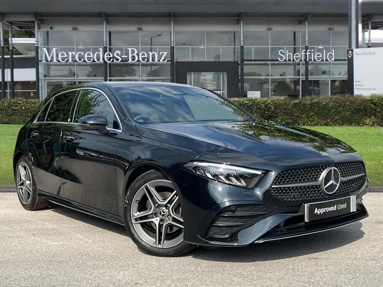 Used 2023 MERCEDES-BENZ A Class 1.3 A180h MHEV AMG Line (Executive) Hatchback 5dr Petrol Hybrid 7G-DCT Euro 6 (s/s) (150 ps) Black at JCT600