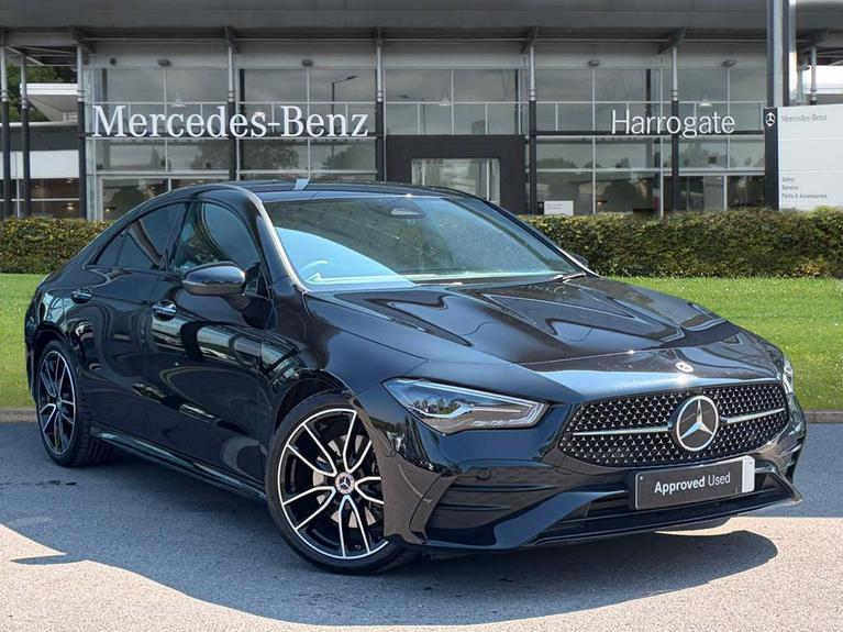 Used 2026 MERCEDES-BENZ CLA Class 2.0 CLA220d AMG Line (Premium) Coupe 4dr Diesel 8G-DCT Euro 6 (s/s) (190 ps) Cosmos Black at JCT600