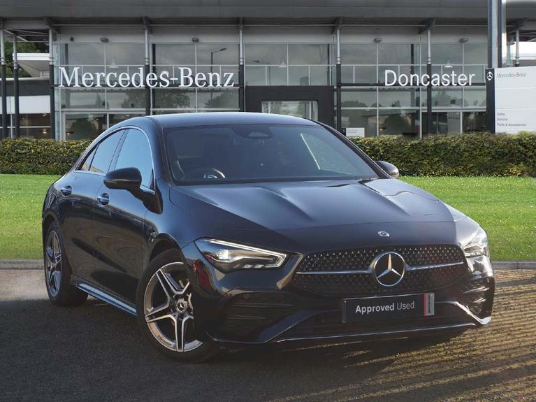 Used 2023 MERCEDES-BENZ CLA Class 1.3 CLA180h MHEV AMG Line (Executive) Coupe 4dr Petrol Hybrid 7G-DCT Euro 6 (s/s) (150 ps) Black at JCT600