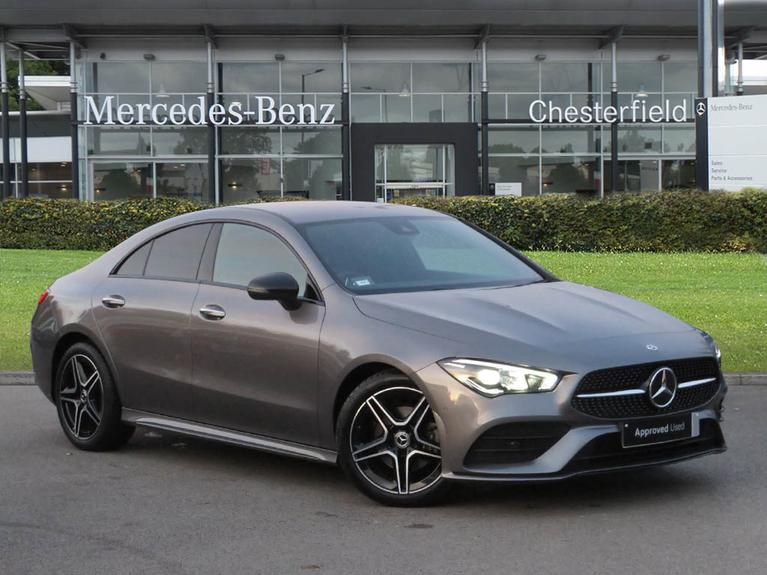 Used 2022 MERCEDES-BENZ CLA Class 1.3 CLA180 AMG Line (Premium) Coupe 4dr Petrol 7G-DCT Euro 6 (s/s) (136 ps) Grey at JCT600