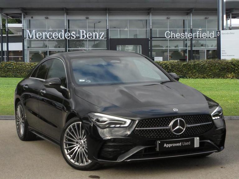 Used 2024 MERCEDES-BENZ CLA Class 1.3 CLA200h MHEV AMG Line (Premium) Coupe 4dr Petrol Hybrid 7G-DCT Euro 6 (s/s) (177 ps) Black at JCT600