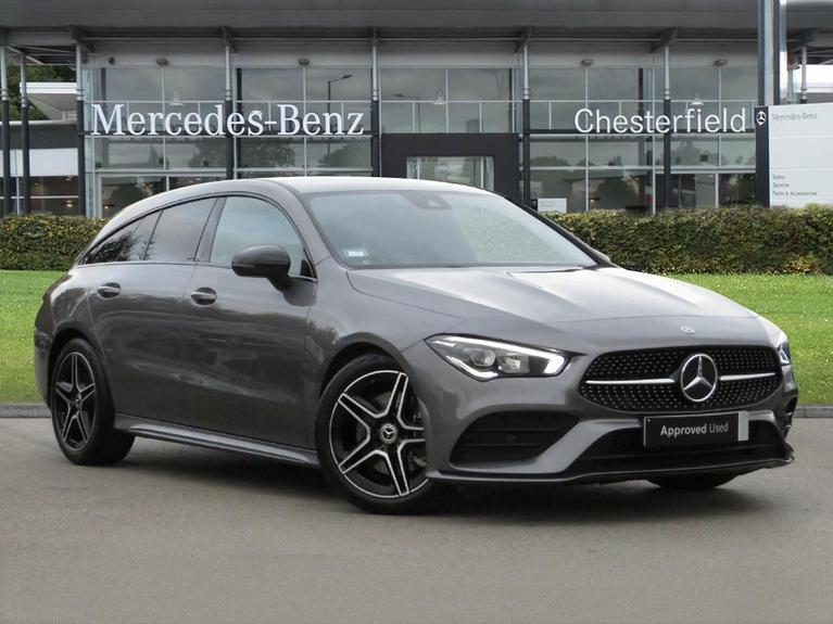 Used 2023 MERCEDES-BENZ CLA Class 2.0 CLA220d AMG Line (Executive) Shooting Brake 5dr Diesel 8G-DCT Euro 6 (s/s) (190 ps) Grey at JCT600