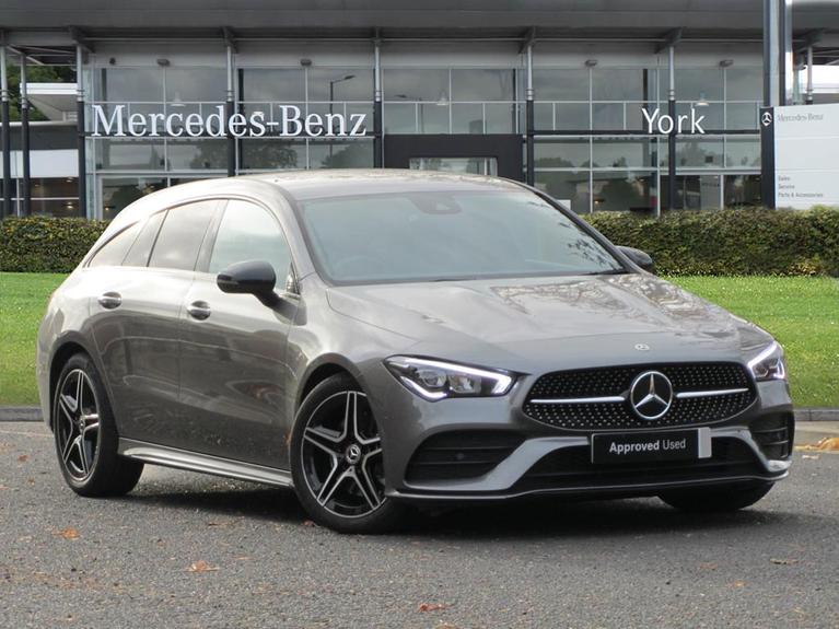 Used 2023 MERCEDES-BENZ CLA Class 2.0 CLA220d AMG Line (Executive) Shooting Brake 5dr Diesel 8G-DCT Euro 6 (s/s) (190 ps) Grey at JCT600