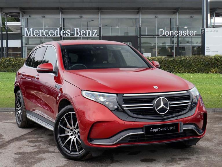 Used 2024 MERCEDES-BENZ EQC EQC 400 80kWh AMG Line Edition SUV 5dr Electric Auto 4MATIC (408 ps) Red at JCT600