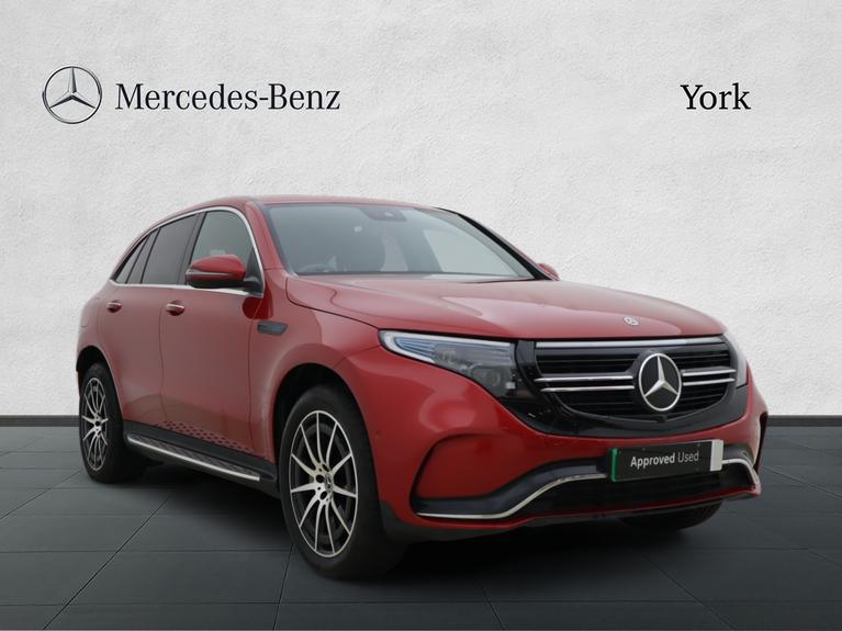 Used 2024 MERCEDES-BENZ EQC EQC 400 80kWh AMG Line Edition SUV 5dr Electric Auto 4MATIC (408 ps) Red at JCT600