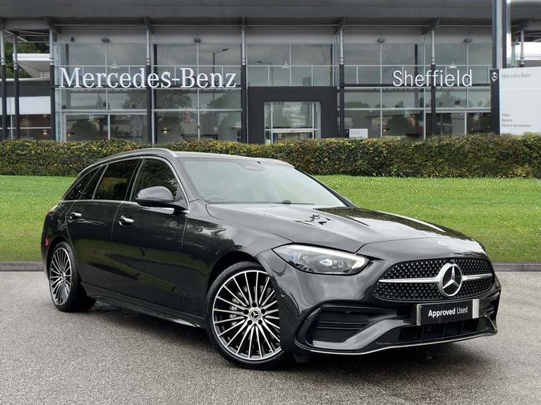 Used 2025 Mercedes-Benz C Class 1.5 C200h MHEV AMG Line (Premium Plus) Estate 5dr Petrol Hybrid G-Tronic+ Euro 6 (s/s) (224 ps) Grey at JCT600