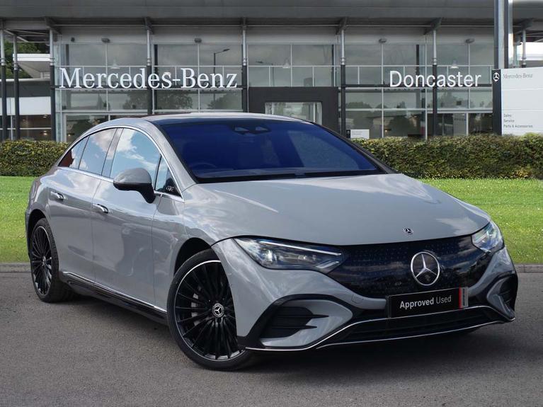 Used 2023 MERCEDES-BENZ Eqe EQE 300 89kWh AMG Line (Premium Plus) Saloon 4dr Electric Auto (245 ps) Grey at JCT600