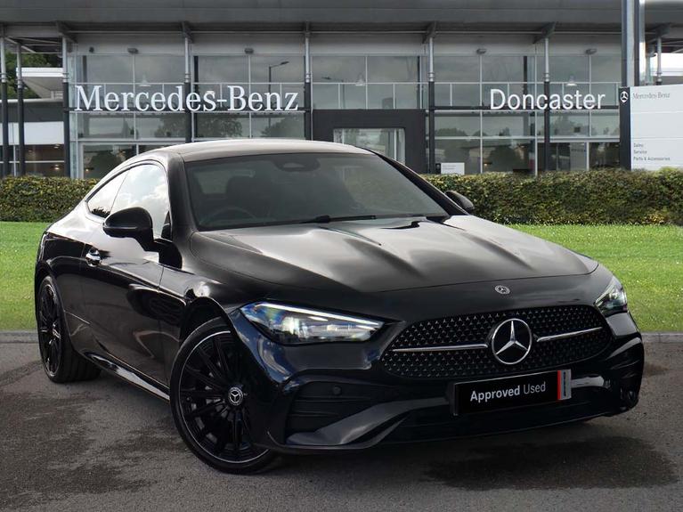 Used 2025 MERCEDES-BENZ Cle 2.0 CLE200h MHEV Premier Edition Coupe 2dr Petrol Hybrid G-Tronic+ Euro 6 (s/s) (227 ps) Black at JCT600