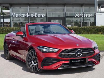 2025 MERCEDES-BENZ Cle 2.0 CLE300h MHEV AMG Line (Premium Plus) Cabriolet 2dr Petrol Hybrid G-Tronic+ 4MATIC Euro 6 (s/s) (280 ps) at JCT600