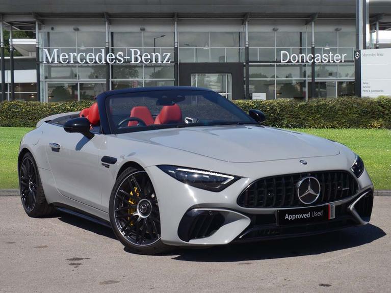 Used 2024 MERCEDES-BENZ Sl 4.0 SL63 V8 BiTurbo AMG (Premium Plus) Convertible 2dr Petrol SpdS MCT 4MATIC+ Euro 6 (s/s) (585 ps) Grey at JCT600
