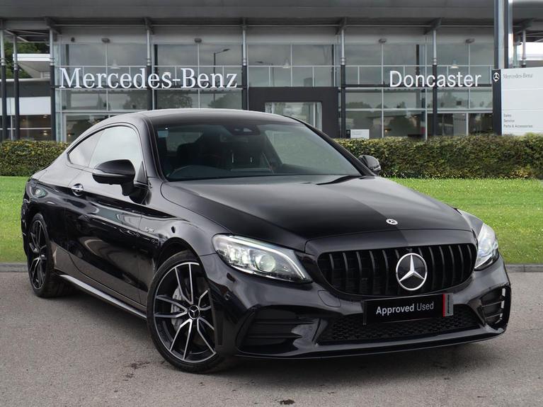 Used 2023 MERCEDES-BENZ C Class 3.0 C43 V6 AMG Night Edition (Premium Plus) Coupe 2dr Petrol G-Tronic+ 4MATIC Euro 6 (s/s) (390 ps) Black at JCT600