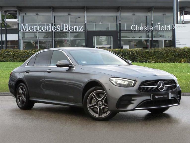 Used 2023 MERCEDES-BENZ E Class 2.0 E300dh MHEV AMG Line Saloon 4dr Diesel Hybrid G-Tronic+ 4MATIC Euro 6 (s/s) (285 ps) Grey at JCT600