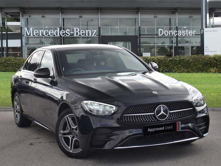 Used 2023 MERCEDES-BENZ E Class 2.0 E300dh MHEV AMG Line Saloon 4dr Diesel Hybrid G-Tronic+ 4MATIC Euro 6 (s/s) (285 ps) Black at JCT600