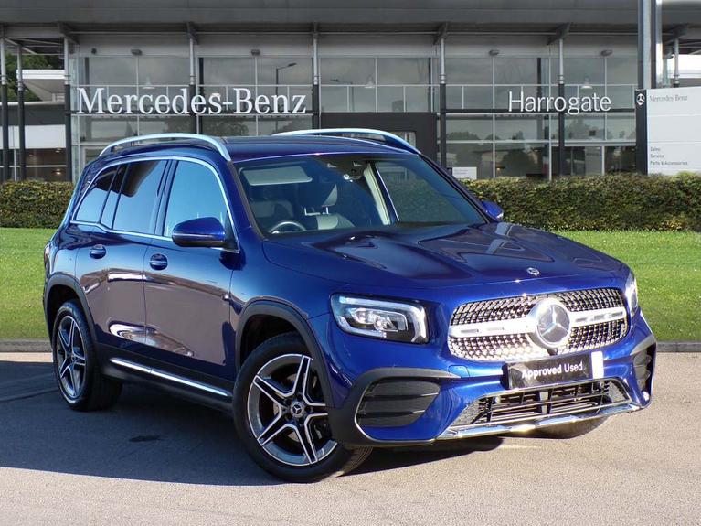 Used 2021 MERCEDES-BENZ GLB 1.3 GLB200 AMG Line (Premium 2) SUV 5dr Petrol 7G-DCT Euro 6 (s/s) (163 ps) Blue at JCT600