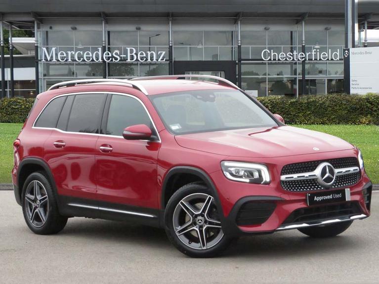 Used 2022 MERCEDES-BENZ GLB 1.3 GLB200 AMG Line (Premium 2) SUV 5dr Petrol 7G-DCT Euro 6 (s/s) (163 ps) Red at JCT600