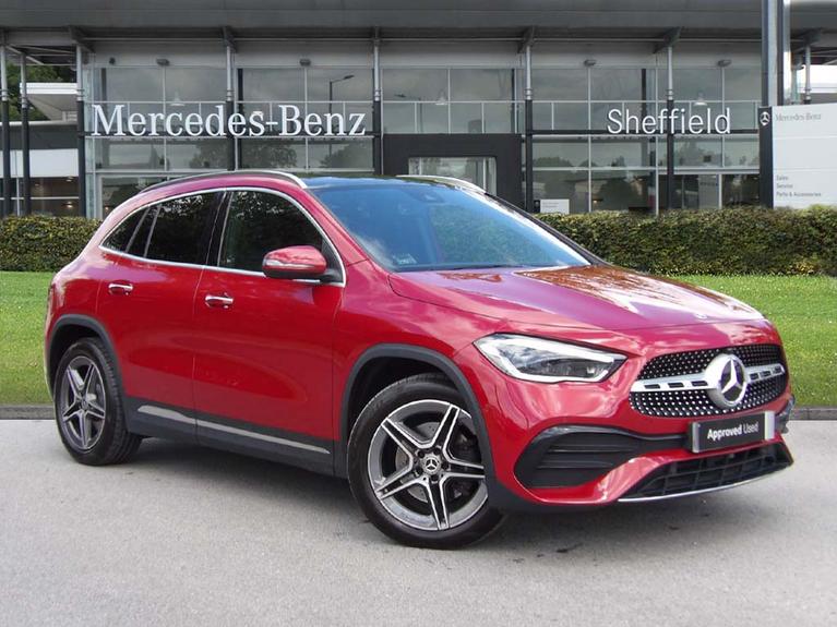 Used 2021 MERCEDES-BENZ GLA Class 2.0 GLA220d AMG Line (Premium Plus) SUV 5dr Diesel 8G-DCT 4MATIC Euro 6 (s/s) (190 ps) Red at JCT600