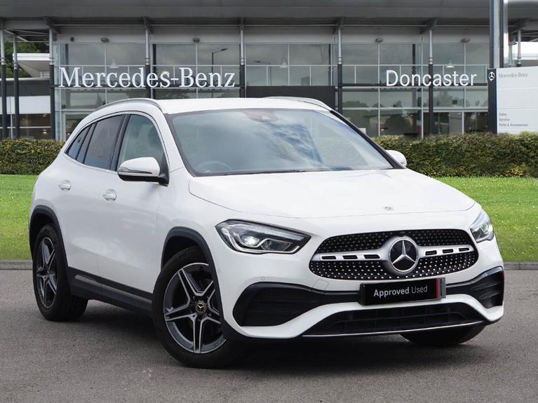 Used 2021 MERCEDES-BENZ GLA Class 1.3 GLA180 AMG Line (Premium) SUV 5dr Petrol 7G-DCT Euro 6 (s/s) (136 ps) Polar white at JCT600