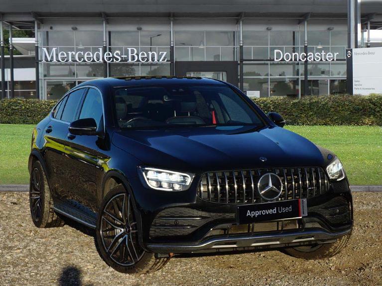 Used 2021 MERCEDES-BENZ Glc 3.0 GLC43 V6 AMG (Premium Plus) Coupe 5dr Petrol G-Tronic+ 4MATIC Euro 6 (s/s) (390 ps) Black at JCT600