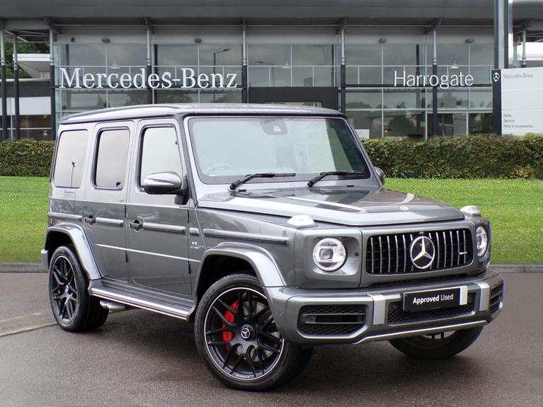 Used 2021 MERCEDES-BENZ G Class 4.0 G63 V8 BiTurbo AMG SUV 5dr Petrol SpdS+9GT 4MATIC Euro 6 (s/s) (585 ps) MANUFAKTUR Graphite Grey Metallic at JCT600