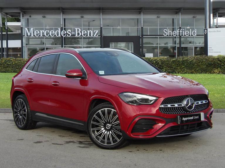 Used 2023 MERCEDES-BENZ GLA 2.0 GLA220d AMG Line (Premium Plus) SUV 5dr Diesel 8G-DCT 4MATIC Euro 6 (s/s) (190 ps) Red at JCT600