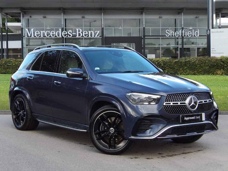 Used 2024 MERCEDES-BENZ Gle 3.0 GLE450dh MHEV AMG Line (Premium Plus) SUV 5dr Diesel Hybrid G-Tronic 4MATIC Euro 6 (s/s) (7 Seat) (389 ps) Blue at JCT600