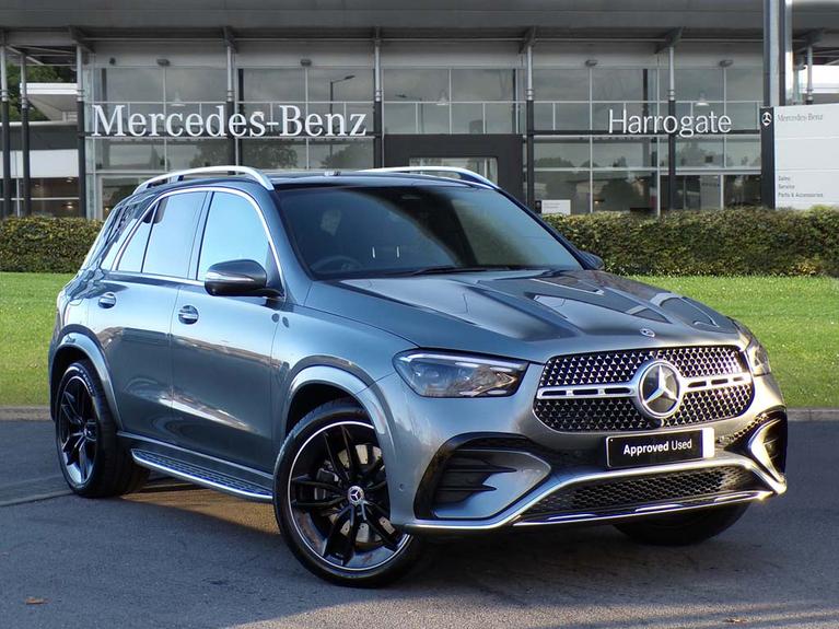 Used 2024 MERCEDES-BENZ Gle 3.0 GLE450dh MHEV AMG Line (Premium Plus) SUV 5dr Diesel Hybrid G-Tronic 4MATIC Euro 6 (s/s) (7 Seat) (389 ps) Selenite Grey at JCT600