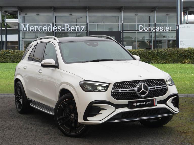 Used 2024 MERCEDES-BENZ Gle 3.0 GLE450dh MHEV AMG Line (Premium Plus) SUV 5dr Diesel Hybrid G-Tronic 4MATIC Euro 6 (s/s) (7 Seat) (389 ps) White at JCT600